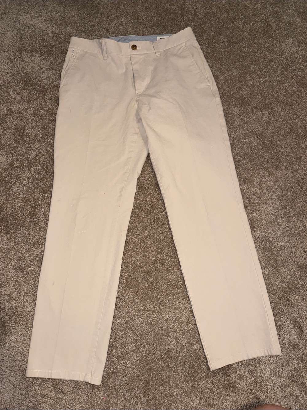 Bonobos Men's Slim Fit Chino Khaki Pants 30 X 28